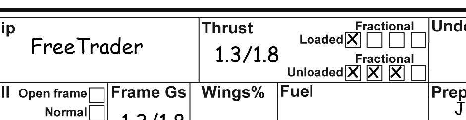 Free traderDatacard fractional thrusts